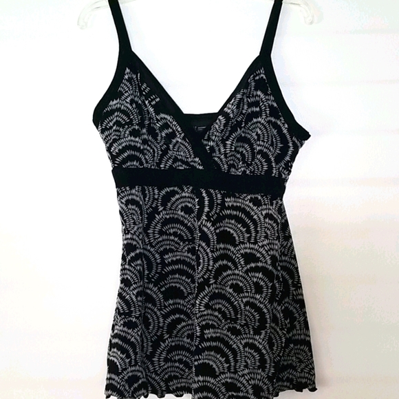 I.N.C Women's Y2K Babydoll Spaghetti Strap Blouse Size M - Picture 2 of 5